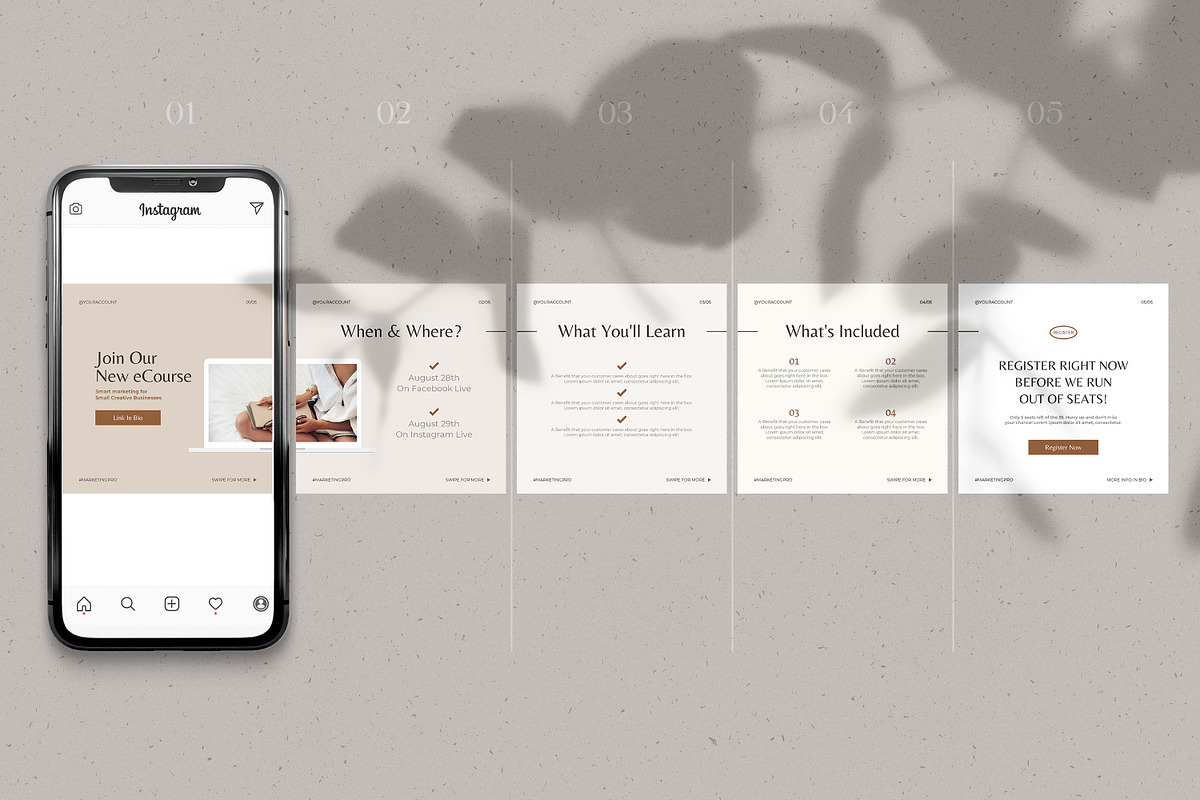 CANVA Instagram Corousel Templates, a Social Media Template by AndrewPixel (Photo 6 of 11)
