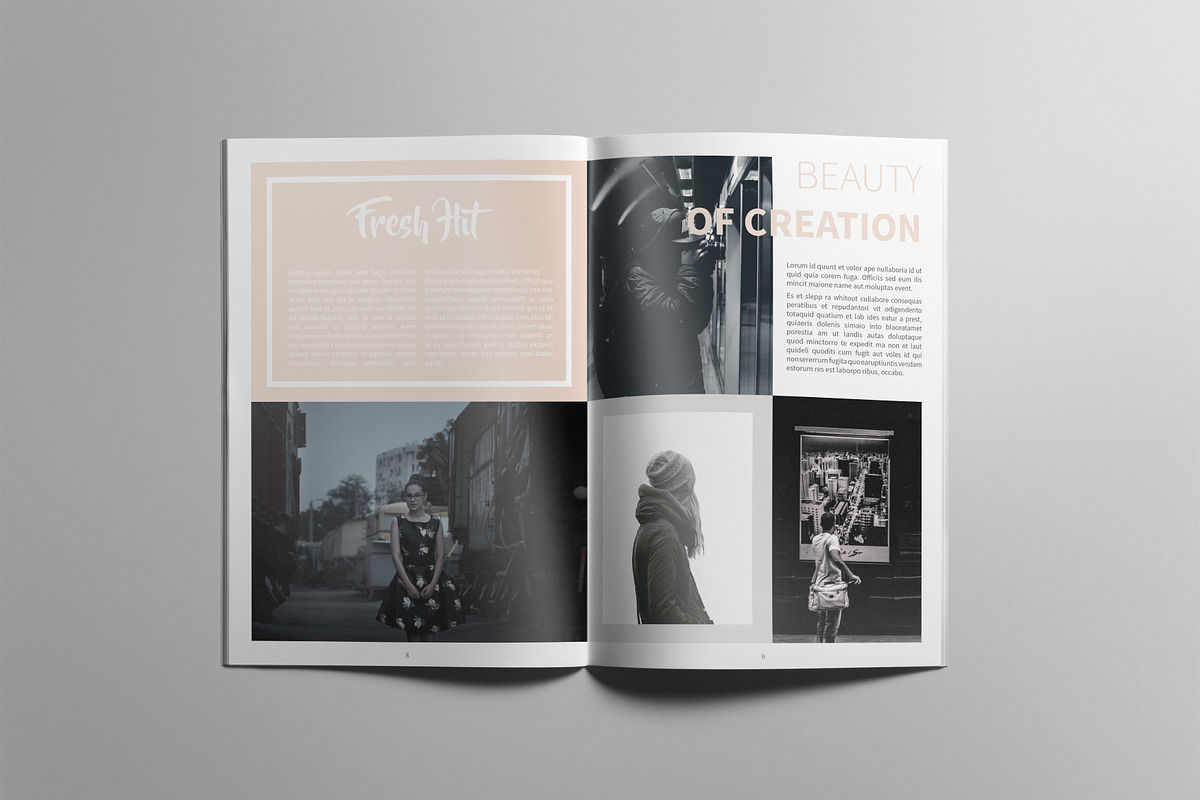 Simple Magazine Template, a Magazine Template by BoriesBechker (Photo 5 of 15)