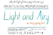 Font Light And Airy Handwriting Air, a Sans Serif Font by PageLightStudios (Thumbnail 6 of 6)