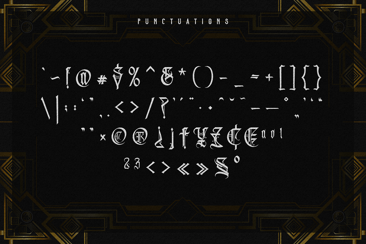 Aihet Script for Tattoo & Liquor, a Blackletter Font by ilhamtaro (Photo 9 of 12)