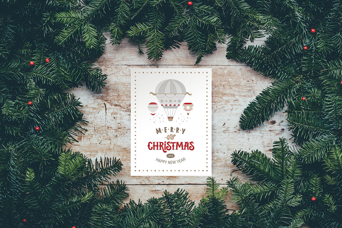 Christmas in the air. Graphic set, an Illustration by Maru_art (Photo 2 of 10)