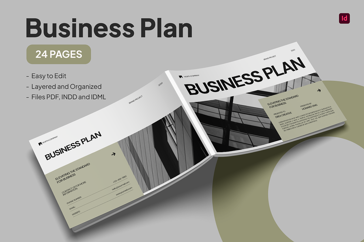 Business Plan Landscape, a Magazine Template by Haps Space (Photo 1 of 6)