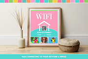 WiFi QR Code Sign - Pastel, a Flyer Template by SunshineStudioBoutique (Thumbnail 9 of 10)