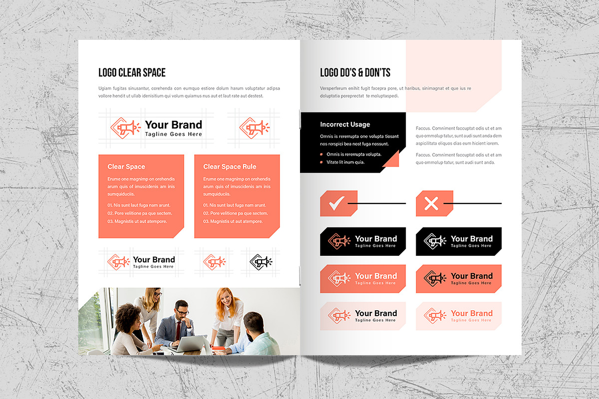 Brand Guidelines Template Design, a Brochure Template by White Graphic (Photo 5 of 11)