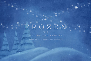 Frozen 2 Digital Papers