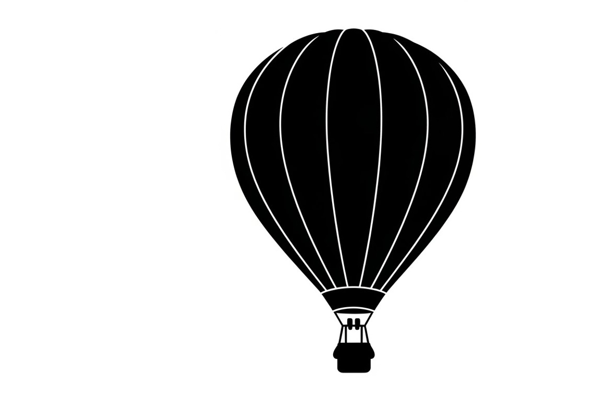 hot air balloon silhouettes, an Illustration by Amazin_art (Photo 10 of 31)
