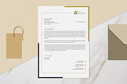 Clean Letterhead Word, a Stationery Template by ResumeDevisers (Thumbnail 4 of 7)