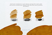 15 Procreate Watercolor Brushes, a Brush Add-On by Jenteva Art (Thumbnail 4 of 13)