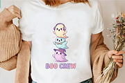 Boo Crew Cute Ghosts SVG, an Illustration by CrexoraLab (Thumbnail 4 of 4)