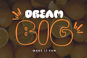Onidel – Bold Bubble Display Font, a Sans Serif Font by MaikoHatta (Thumbnail 7 of 9)