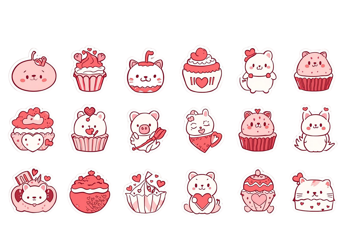 Valentines Day Stickers Pack I PNG, an Object Graphic by S Graphic Studio (Photo 5 of 6)