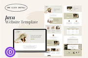 Jaya Website Template for Divi Theme, a WordPress Template by Studio La Luna (Thumbnail 1 of 6)