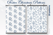 Festive Christmas patterns, a Decorative Illustration by LanaDzi (Thumbnail 15 of 25)