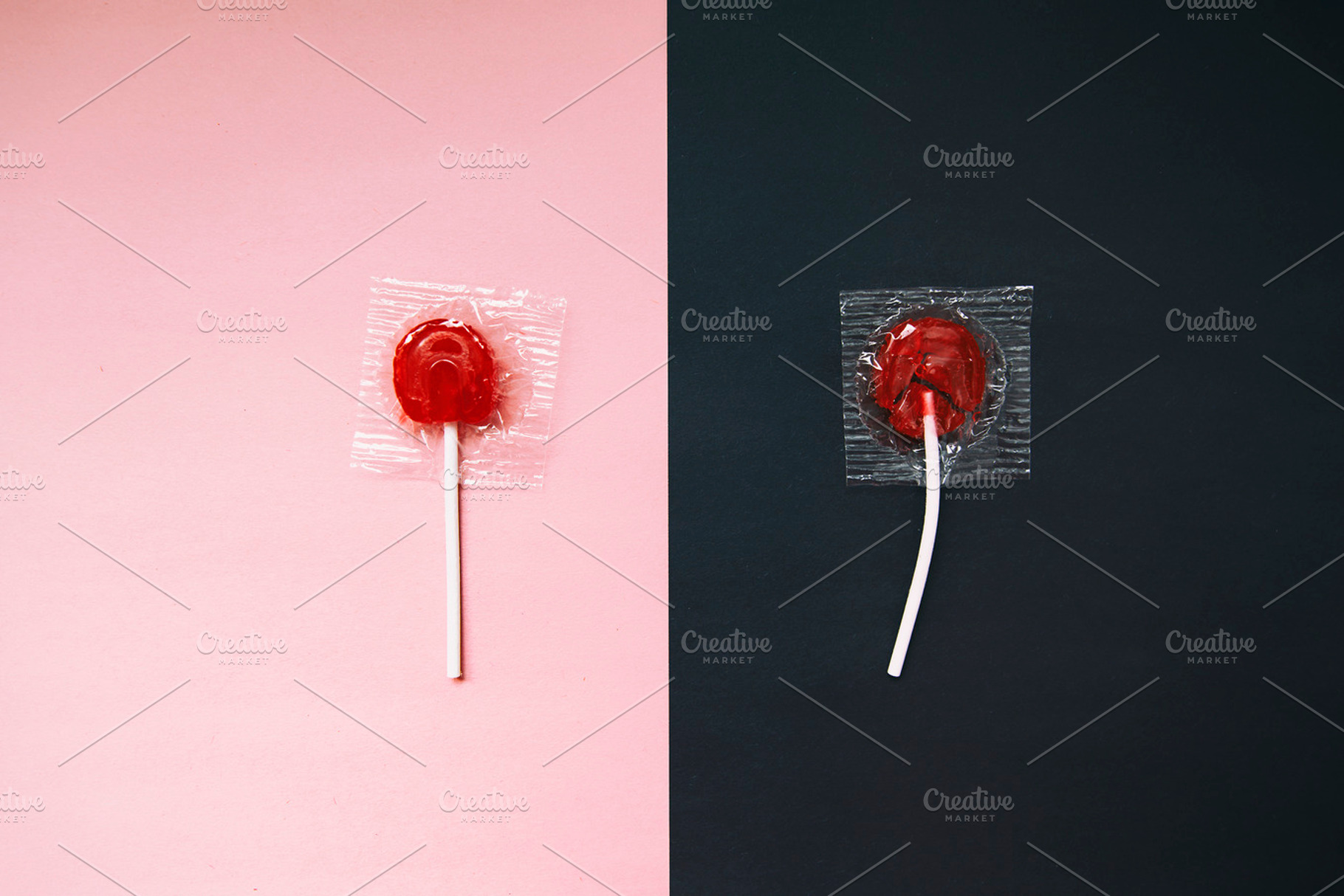Lollipops stock photo containing lollipop and pink, an Abstract Photo by EvgeniiAnd