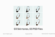 Hands Phone Mockups, an iPhone Mockup by Croma Studio (Thumbnail 4 of 7)