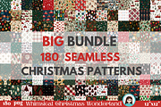Whimsical Christmas Patterns, a Graphic by Cute Little Workshop (Thumbnail 1 of 5)