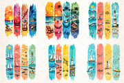 Summer Brushstroke Clipart, an Illustration by DreamCafeArt (Thumbnail 3 of 8)