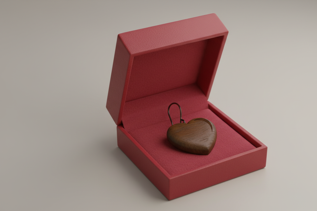 Heart Earring Laser Cut Design, an Object Graphic by Amazin_art (Photo 3 of 5)