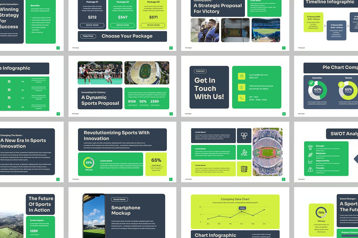 Pitch Sport Keynote, a Presentation Template by Fit-tee (Photo 2 of 2)