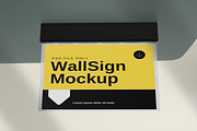 Wall Sign mockup, an Advertising Mockup by Twins_studio926 (Thumbnail 5 of 5)