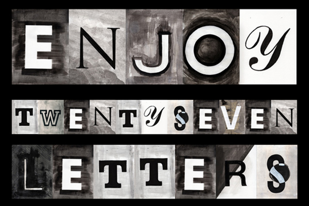 27 Letters, an Illustration by Rsz Type Foundry (Photo 1 of 3)