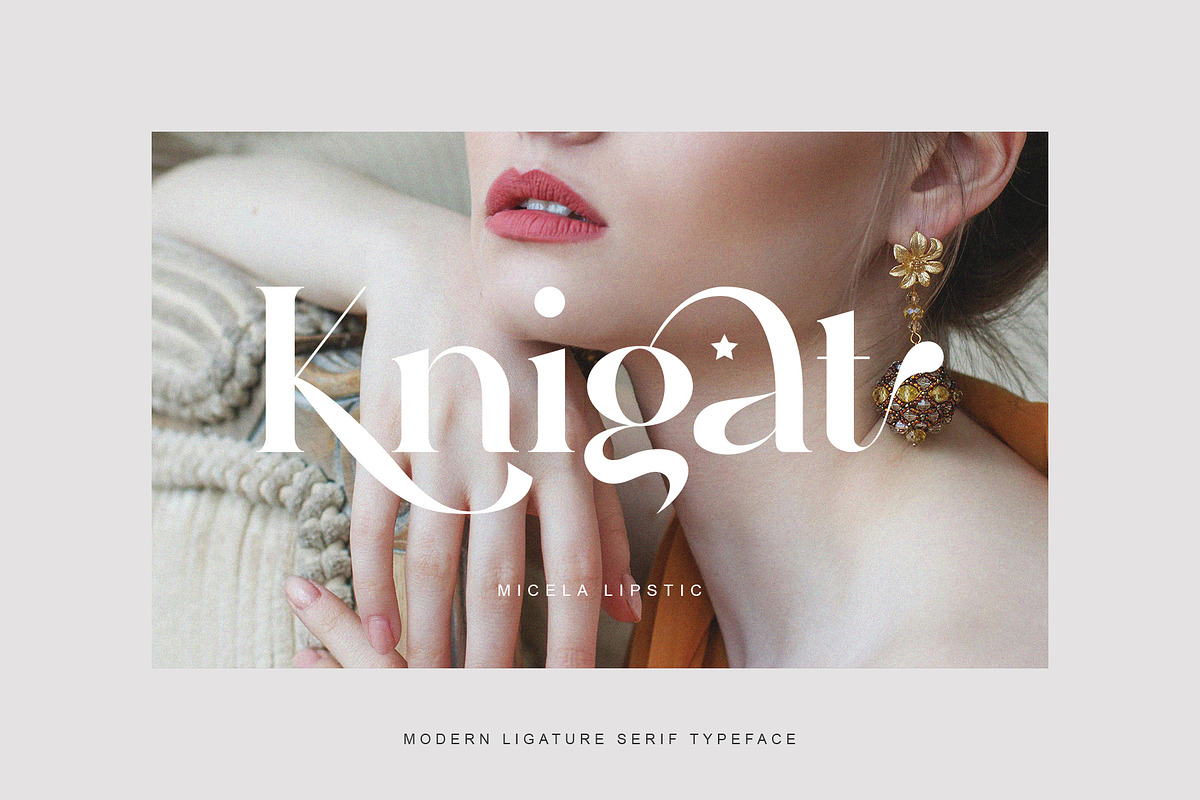 gitte unique ligature serif typeface, a Serif Font by yaqublekker (Photo 6 of 9)