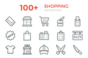 100+ Shopping Vector Icons, an Outline Icon by Vectors Market (Thumbnail 1 of 3)