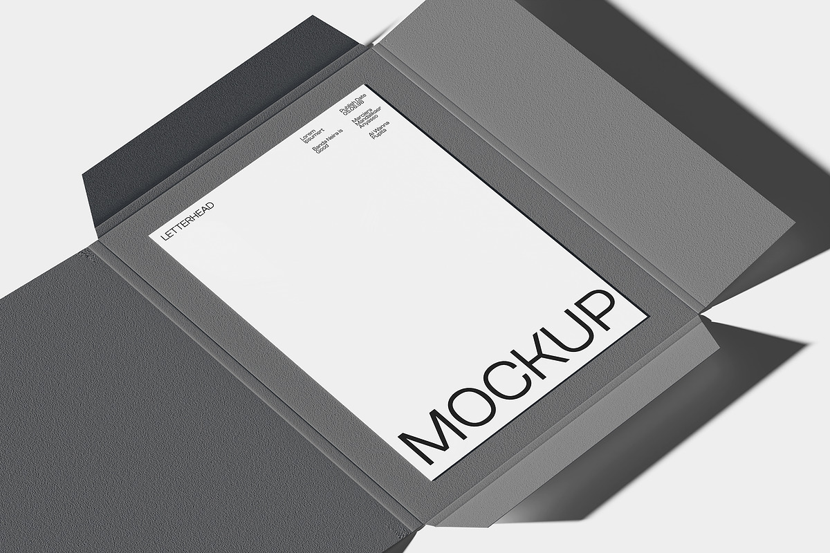 Letterhead Mockup Pack, a Product Mockup by Neermana (Photo 4 of 12)