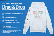 Pullover Hoodie Merch Mockup, a Merchandise Mockup by Brent Galloway (Thumbnail 2 of 5)