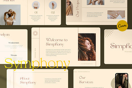 Symphony - Modern Canva Presentation