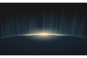 Light glowing overlay, an Illustration by SkyVectors