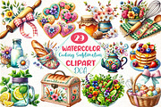 Spring Cooking Sublimation Clipart, an Illustration by DreamCafeArt (Thumbnail 1 of 6)