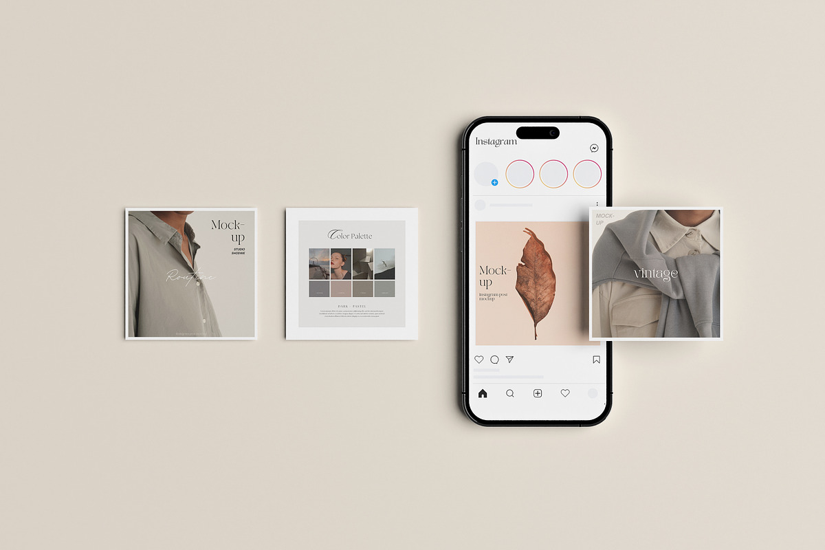 Instagram Post Mockup, an iPhone Mockup by graphic_keY (Photo 5 of 7)