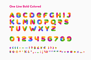 One Line Bold Colored font, a Symbol Font by kaer_shop (Thumbnail 4 of 10)
