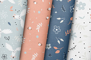 Floral patterns set with owls, a Pattern Graphic by rosypatterns (Thumbnail 4 of 4)