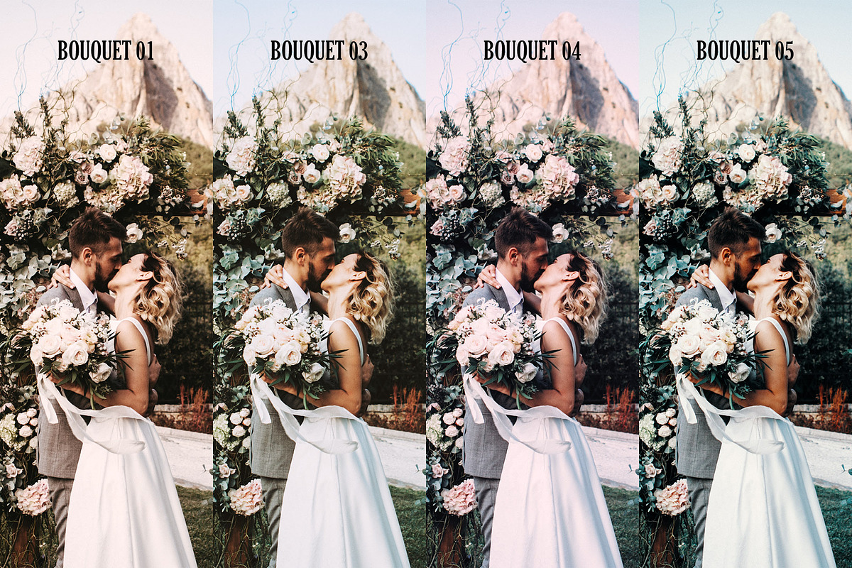 Bouquet Wedding Photoshop Actions, an Action Add-On by FilterAtelier (Photo 9 of 9)