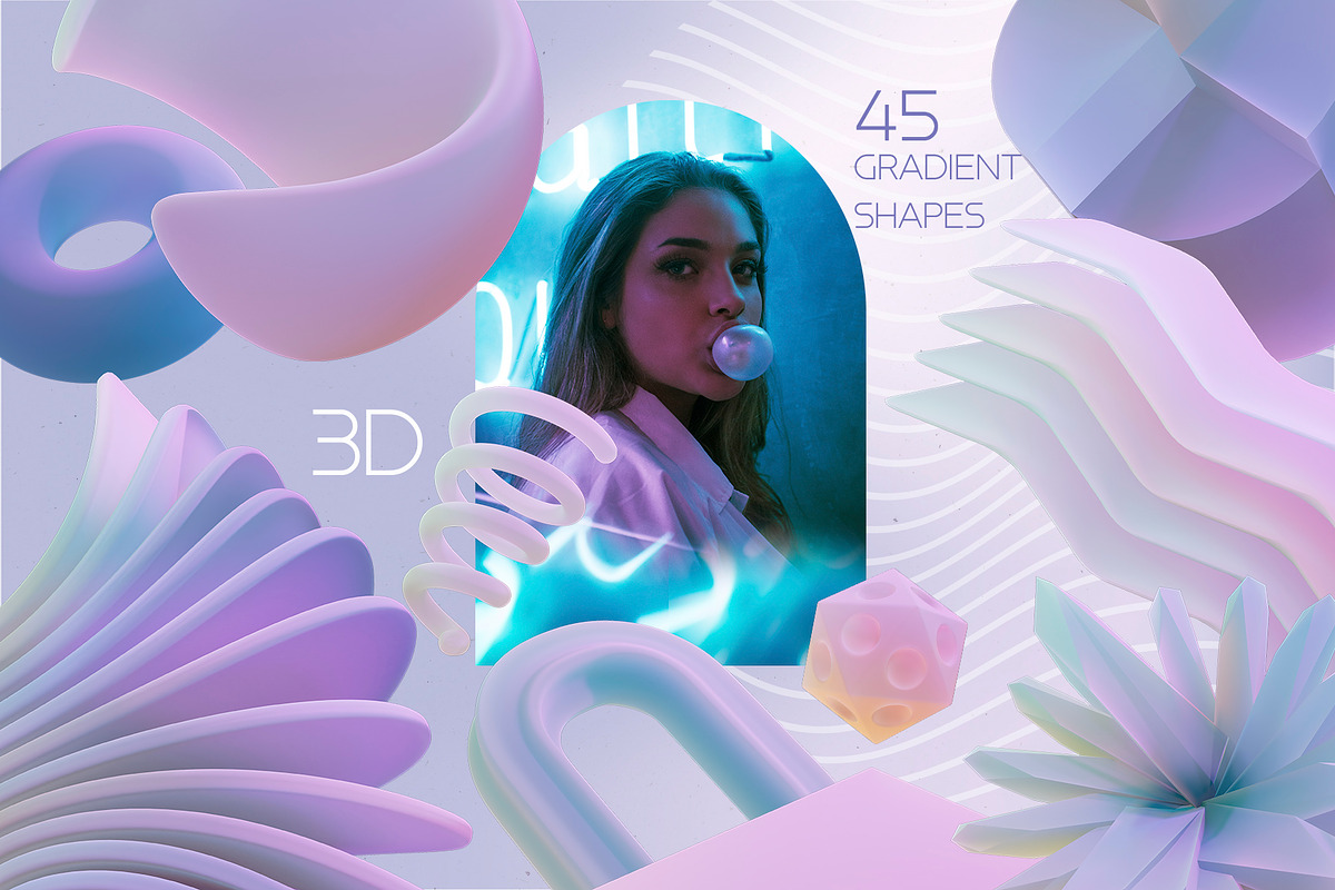 3D Abstract Gradient, a Social Media Template by Mio Buono (Photo 10 of 10)
