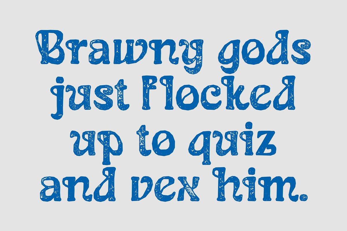 CS Bloom Stamp, a Serif Font by Craft Supply Co. (Photo 5 of 8)
