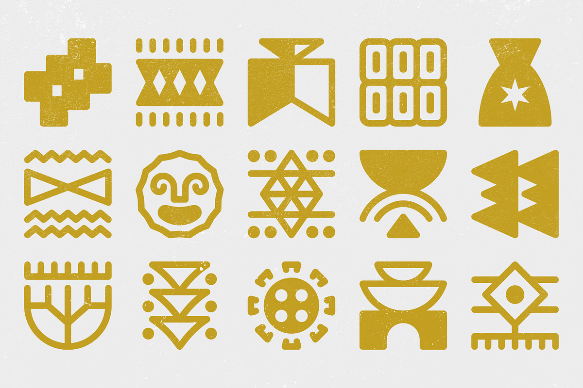 Ethnic Icons Vol 4, an Outline Icon by Tekuni (Photo 6 of 12)