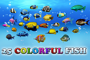 Colorful Sea Fish, an Animal 3D Model by Souchenki (Thumbnail 1 of 4)