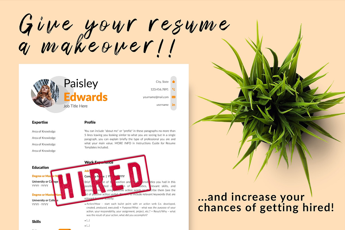 Modern CV Format / Resume - Paisley, a Resume Template by Templates Design Co. (Photo 16 of 17)