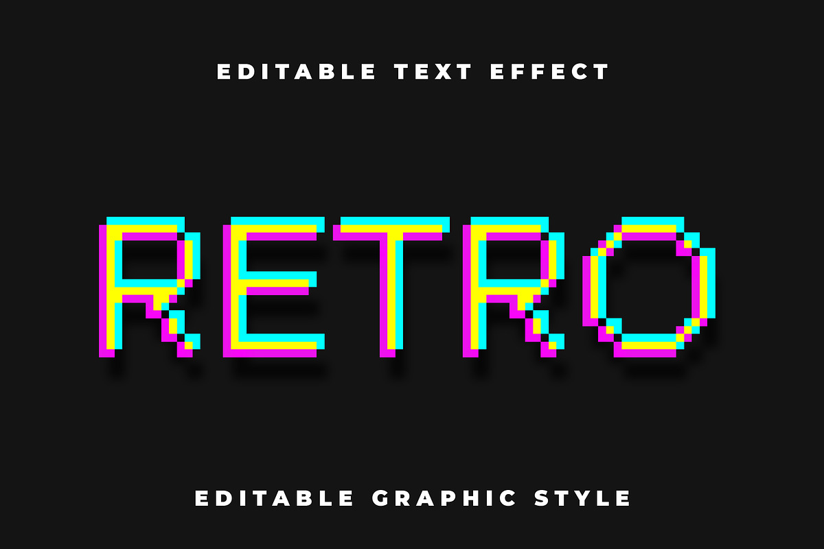 Game Pixel Text Effect preview 3