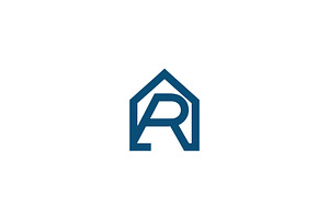 Modern AR Real Estate Monogram Logo, a Branding & Logo Template by Vectorium Studio