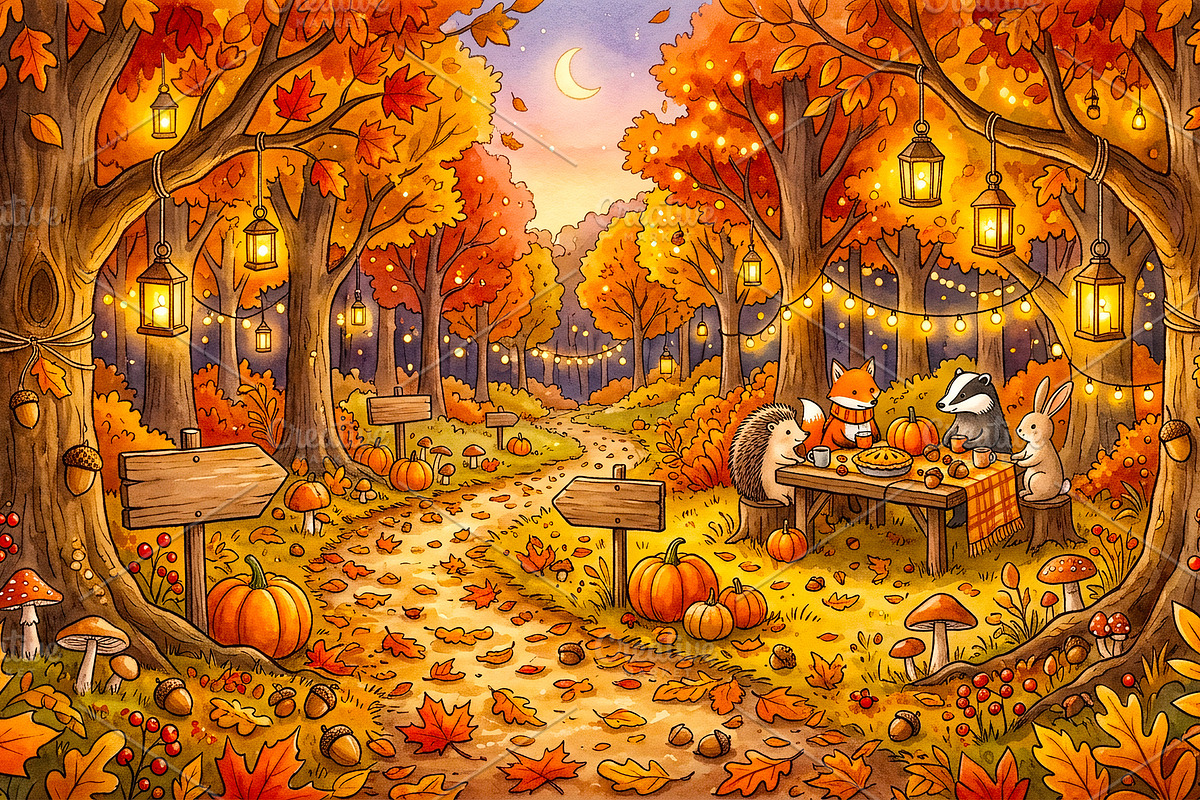 Cozy Autumn Illustration Collection, a Nature Photo by Rafoz (Photo 3 of 5)