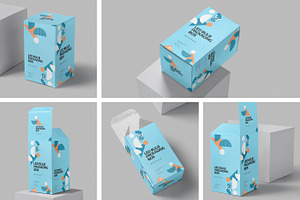 Led Bulb Box Mockups