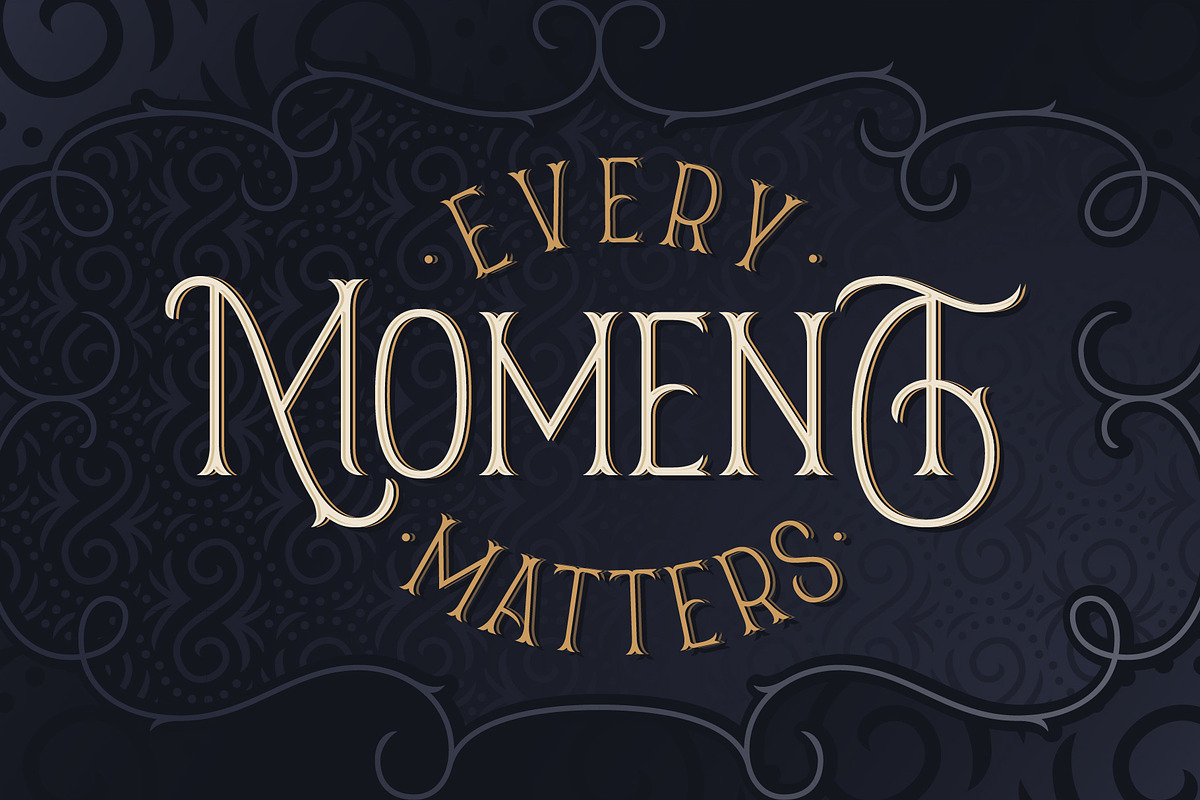 Amber Taste New! Font and Template preview 3