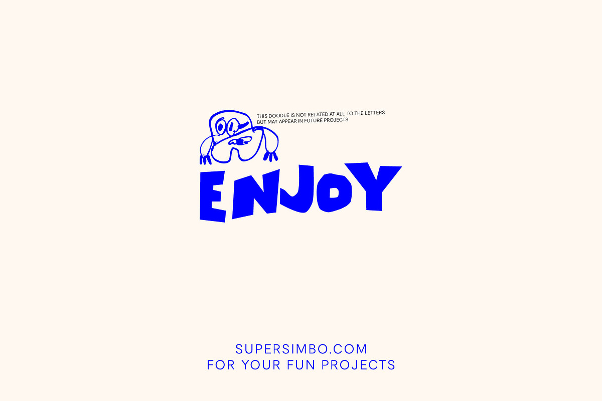 Ovenbaked | Hand drawn font, a Handwritten Font by Supersimbo © (Photo 5 of 5)