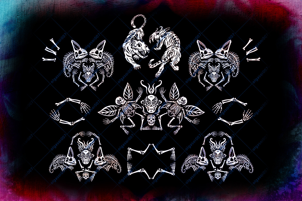 Creepy creatures, an Illustration by OlgaSoi007 (Photo 5 of 5)