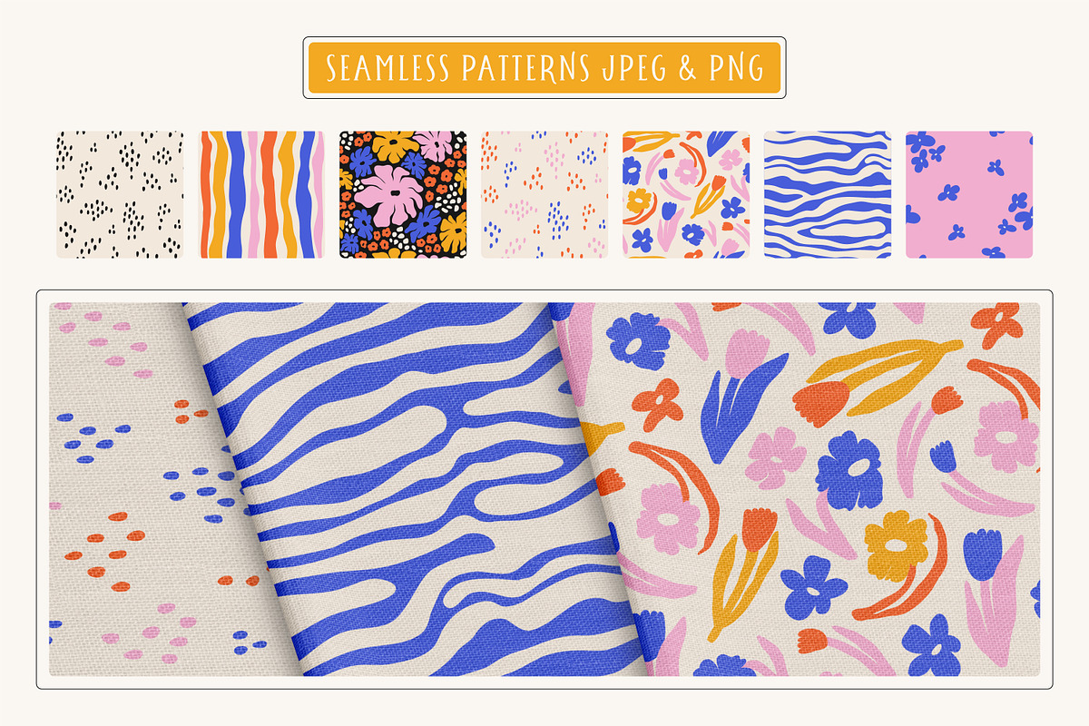 Flowery / Graphics & patterns, a Decorative Illustration by by Margo (Photo 5 of 9)