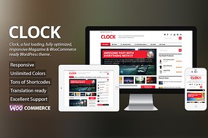 Clock - Magazine & WooCommerce Theme